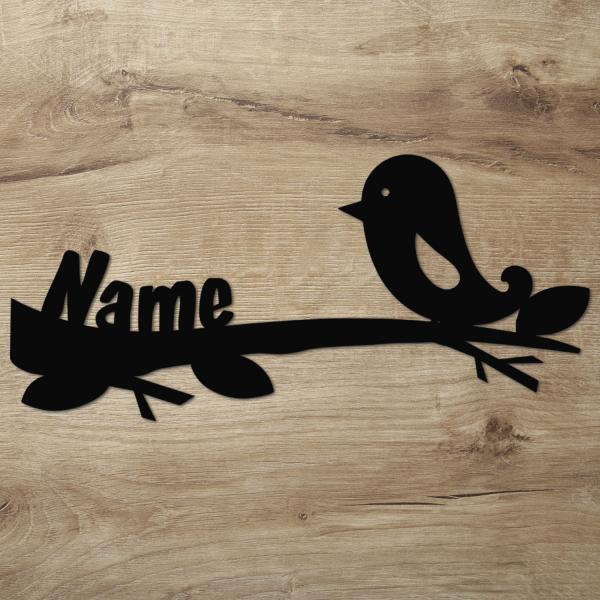 Birdy V1 Kinderlampe Lampe Vogel Nachtlicht mit Name
