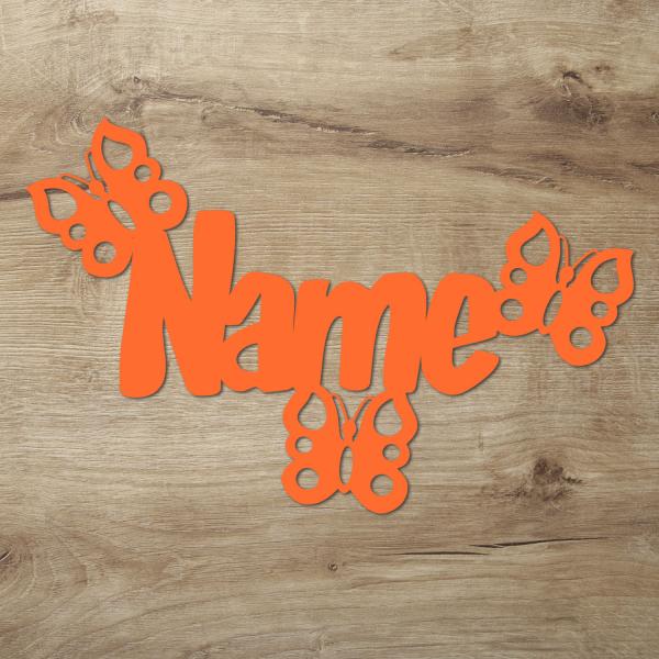 Schmetterling Lampe / Nachtlicht Geschenk für Mädchen Frauen mit Name
