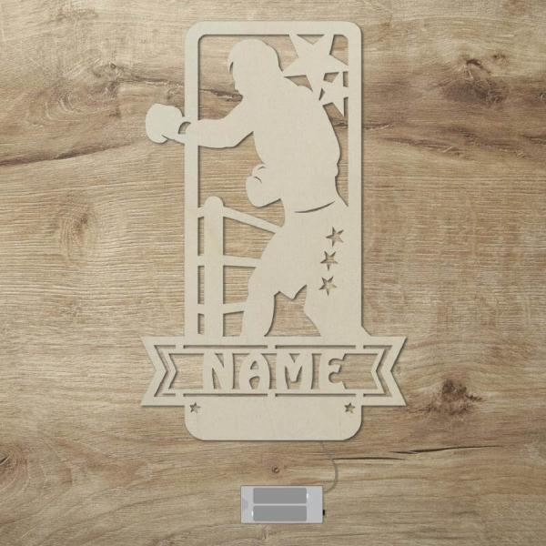 Boxsport Boxer Boxing Geschenke mit Beleuchtung