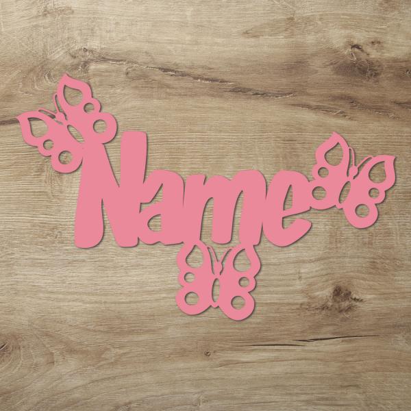 Schmetterling Lampe / Nachtlicht Geschenk für Mädchen Frauen mit Name