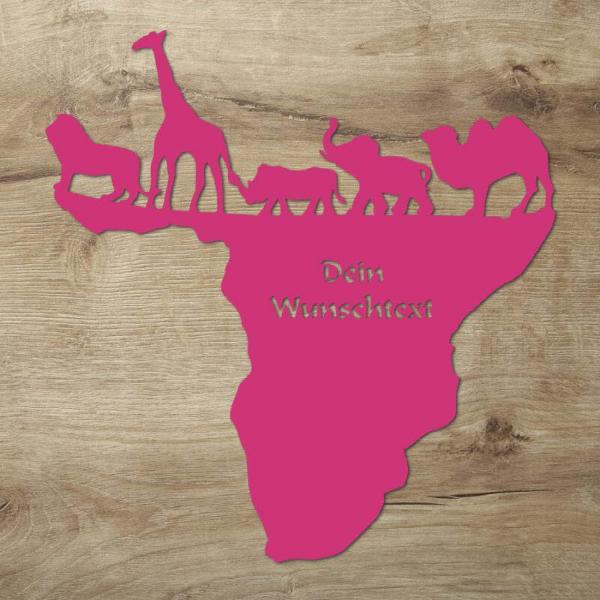 USB Farbwechsel Afrika Landkarte Deko Wand Lampe