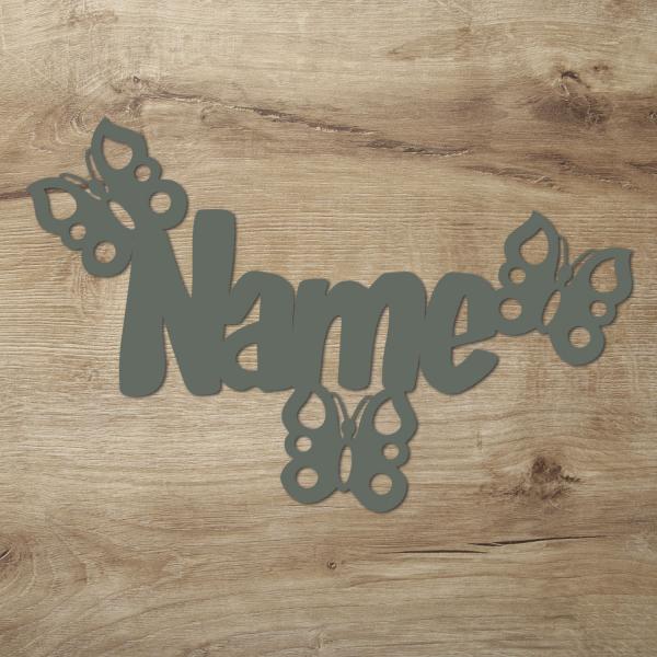 Schmetterling Lampe / Nachtlicht Geschenk für Mädchen Frauen mit Name