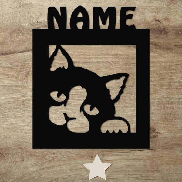 Katze Wand Lampe led Deko Personalisiert