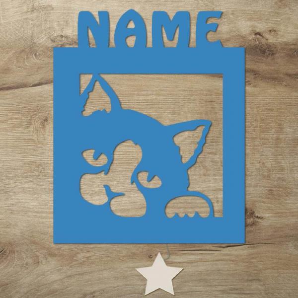Katze Wand Lampe led Deko Personalisiert