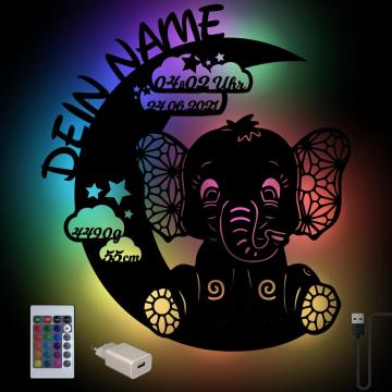 Elefant Farbwechsel Lampe mit Fernbedienung Elefant Farbwechsel Lampe mit Fernbedienung