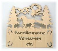 Holz Türschild Familie Pferd Holz Türschild Familie Pferd