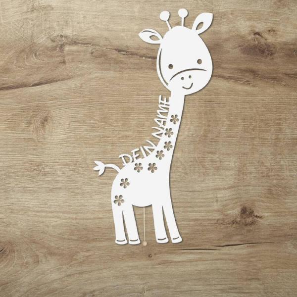 Giraffe Kinderzimmer Nachtlicht mit Namen