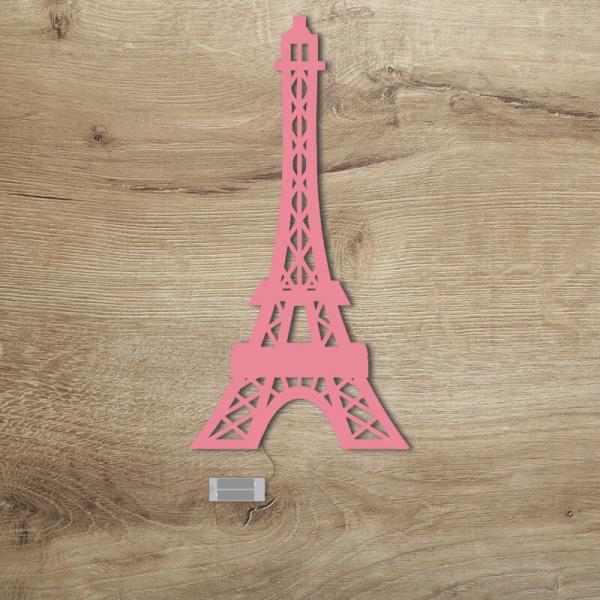 Geschenk Eiffelturm Licht Rosa