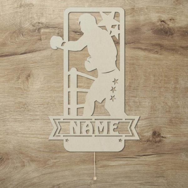 Boxsport Boxer Boxing Geschenke mit Beleuchtung