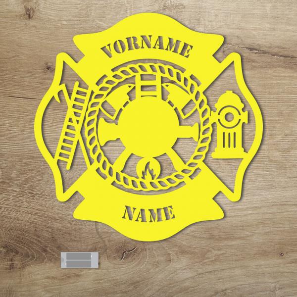 Feuerwehr Geschenk Kinder und Erwachsene Gelb