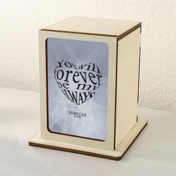 LED Box Herz You will forever be my always Deko LED Box Herz You will forever be my always Deko