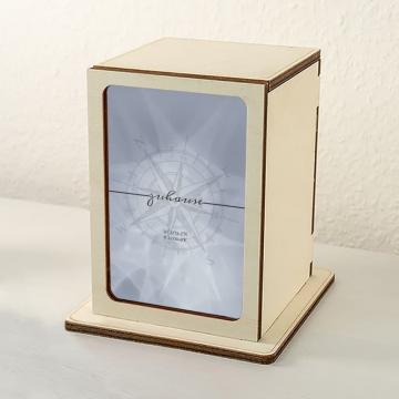 LED Box Kompass Koordinaten Familie Deko LED Box Kompass Koordinaten Familie Deko