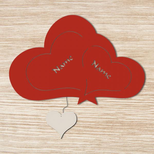 Geschenk für verliebte Herzschmelz Rot