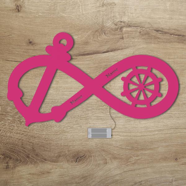 Geschenk zum Jahrestag Ruder Unendlich Pink