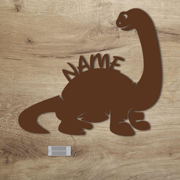 Geschenke für Kinder Dino Dinosaurier Pflanzenfresser Braun