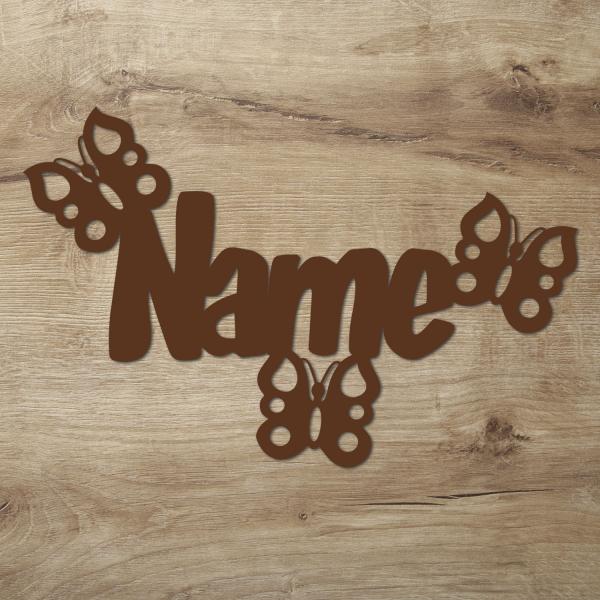 Schmetterling Lampe / Nachtlicht Geschenk für Mädchen Frauen mit Name