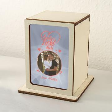 Schnappstern LED Box Herz Ich Liebe Dich mit Foto Schnappstern LED Box Herz Ich Liebe Dich mit Foto