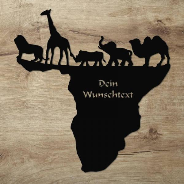 USB Farbwechsel Afrika Landkarte Deko Wand Lampe