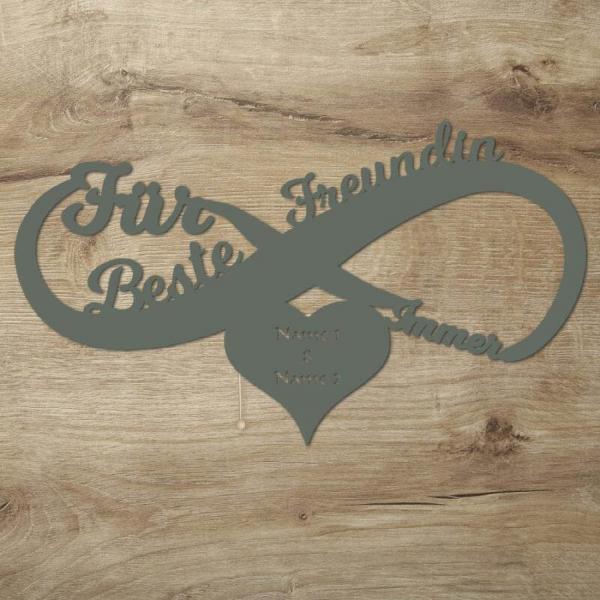 Beste Freundin für immer Unendlich Wand Lampe