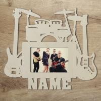 Bilderrahmen für Musiker Rockband Geschenkidee Wand Deko Unbehandelt Bilderrahmen für Musiker Rockband Geschenkidee Wand Deko Unbehandelt