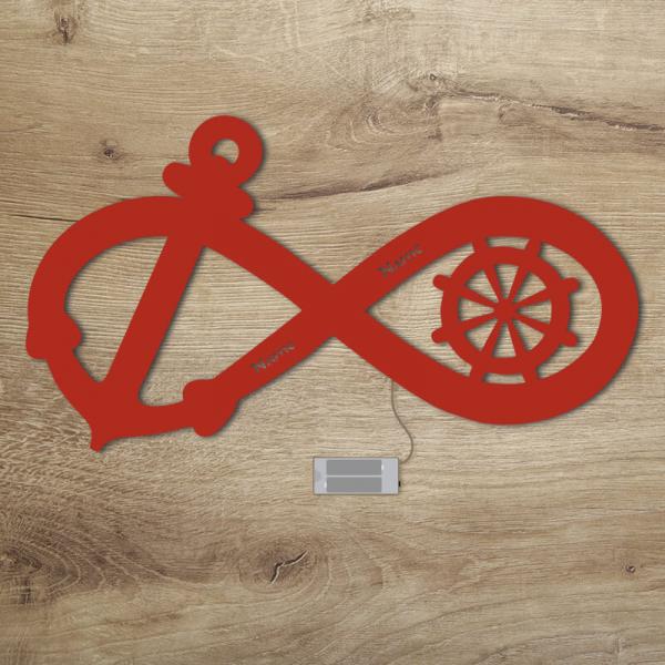 Geschenk zum Jahrestag Ruder Unendlich Rot
