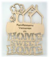 Holz Türschild Familie Sweet Home Holz Türschild Familie Sweet Home