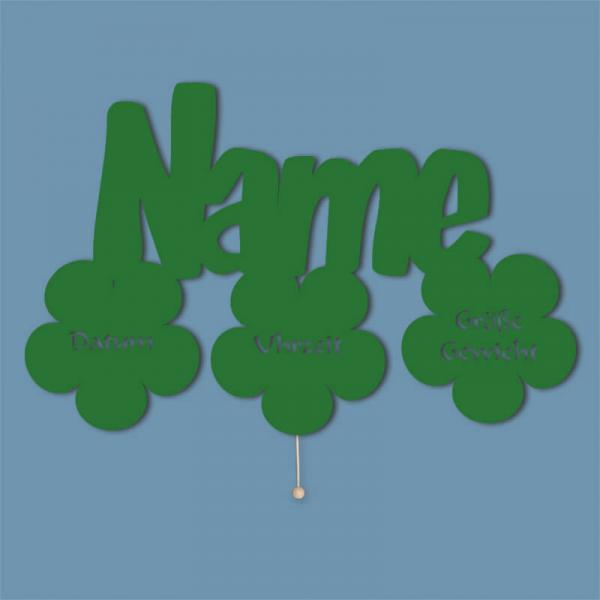 Geschenk zur Taufe Blumen Taufgeschenk Konfirmation Kommunion Grün