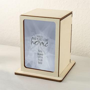 Schnappstern LED Box Herz No place like Home Deko Schnappstern LED Box Herz No place like Home Deko